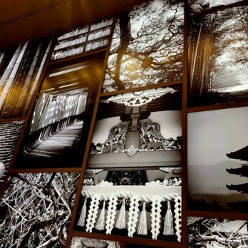 Morimoto - Great Art above Sushi Bar - Japanese Near Me - Las Vegas, Nevada