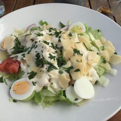Brasserie De Drie Fonteinen - Salade caesar ... Trop de dressing :-(. Et salade iceberg