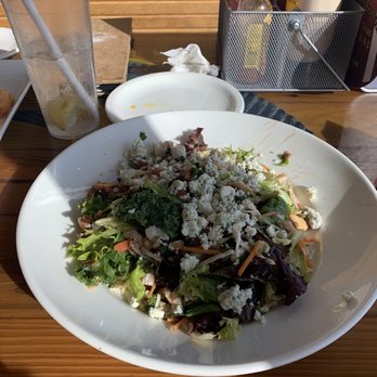Quarterdeck Restaurants - I think this is a Cobb or a chopped salad. It's really good. - Seafood Near Me - Dania Beach, Florida Quarterdeck Restaurants - I think this is a Cobb or a chopped salad. It's really good. - Seafood Near Me - Dania Beach, Florida