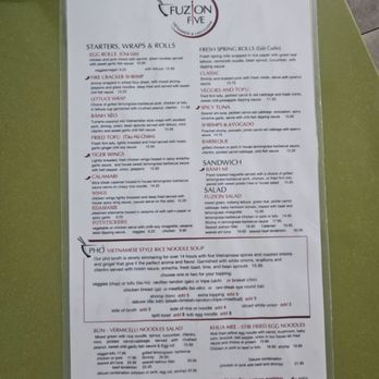 Fuzion Five - Vietnamese Near Me - Palm Springs, California Fuzion Five - Vietnamese Near Me - Palm Springs, California
