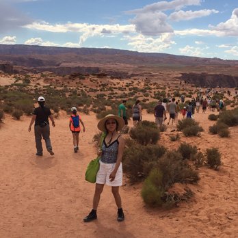 Horseshoe Bend - On the way to the Horseshoe Bend - Hiking Near Me - Page, Arizona