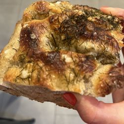 Taste of East Aurora - Dill focaccia from Blue Eyed Baker - perfect for soup season