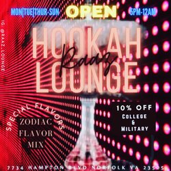 Raaz Hookah Lounge - 10% off for College Students & Military.