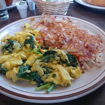 Howard's Coffee Shop - Scrambled with spinach special. Nice and hot! - Coffee & Tea Near Me - Cypress, California Howard's Coffee Shop - Scrambled with spinach special. Nice and hot! - Coffee & Tea Near Me - Cypress, California