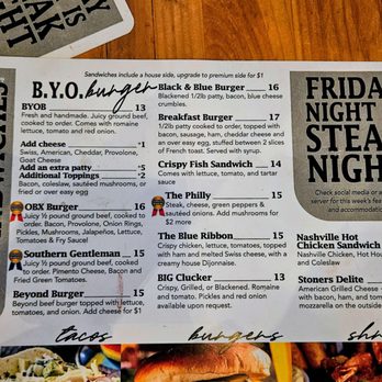 Outerbanks Bar - Burger Menu - American Near Me - Kingsland, Georgia Outerbanks Bar - Burger Menu - American Near Me - Kingsland, Georgia