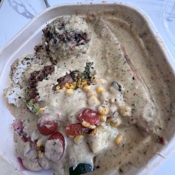 sweetgreen - Healthy Salads, Wraps, and Bowls - I asked for medium sauce and dude went apeshit with it. - Salad Near Me - Tustin, California sweetgreen - Healthy Salads, Wraps, and Bowls - I asked for medium sauce and dude went apeshit with it. - Salad Near Me - Tustin, California