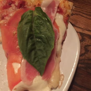 Slice Pizza - Build your own pizza slice with tomato, prosciutto and basil (the slice was actually twice this size...I cut it in half) - Pizza Near Me - Twin Falls, Idaho Slice Pizza - Build your own pizza slice with tomato, prosciutto and basil (the slice was actually twice this size...I cut it in half) - Pizza Near Me - Twin Falls, Idaho