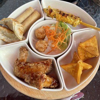 Siam Orchid Thai Bistro - Appetizer Sampler - Thai Near Me - Concord, New Hampshire Siam Orchid Thai Bistro - Appetizer Sampler - Thai Near Me - Concord, New Hampshire