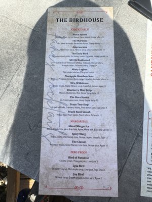 Menu photo 3 The Birdhouse New Braunfels, TX Menu photo 3 The Birdhouse New Braunfels, TX