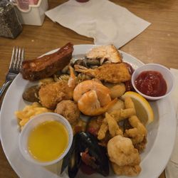 Seafood buffet.