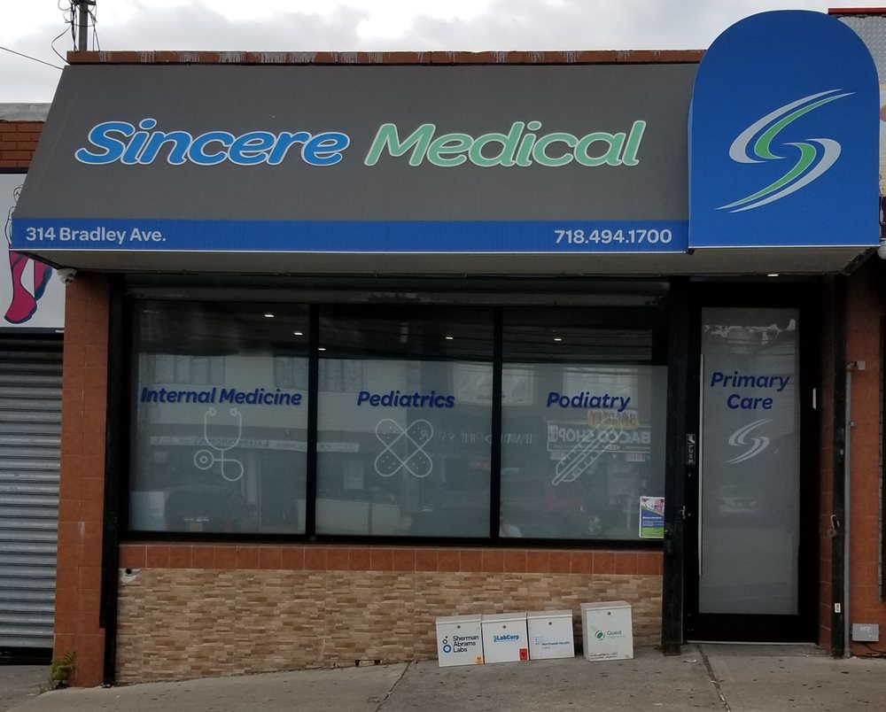 SINCERE MEDICAL Updated September 2024 314 Bradley Ave, Staten