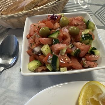 Baame Dunia - THIS is the $4.99 salad. The other is part of the meal but I didn't know that it came with a salad. - Afghan Near Me - Carmichael, California