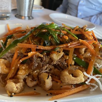 Eddie V's Prime Seafood - Kung Pao Calamari - Seafood Near Me - Mclean, Virginia Eddie V's Prime Seafood - Kung Pao Calamari - Seafood Near Me - Mclean, Virginia