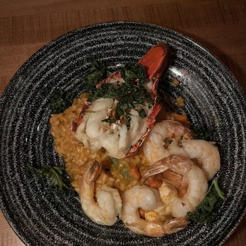 Rusty Pelican - Miami - Lobster & Shrimp Risotto - Seafood Near Me - Key Biscayne, Florida Rusty Pelican - Miami - Lobster & Shrimp Risotto - Seafood Near Me - Key Biscayne, Florida