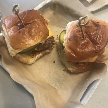 District Donuts Sliders Brew - Cheeseburger sliders - Donuts Near Me - Jefferson, Louisiana