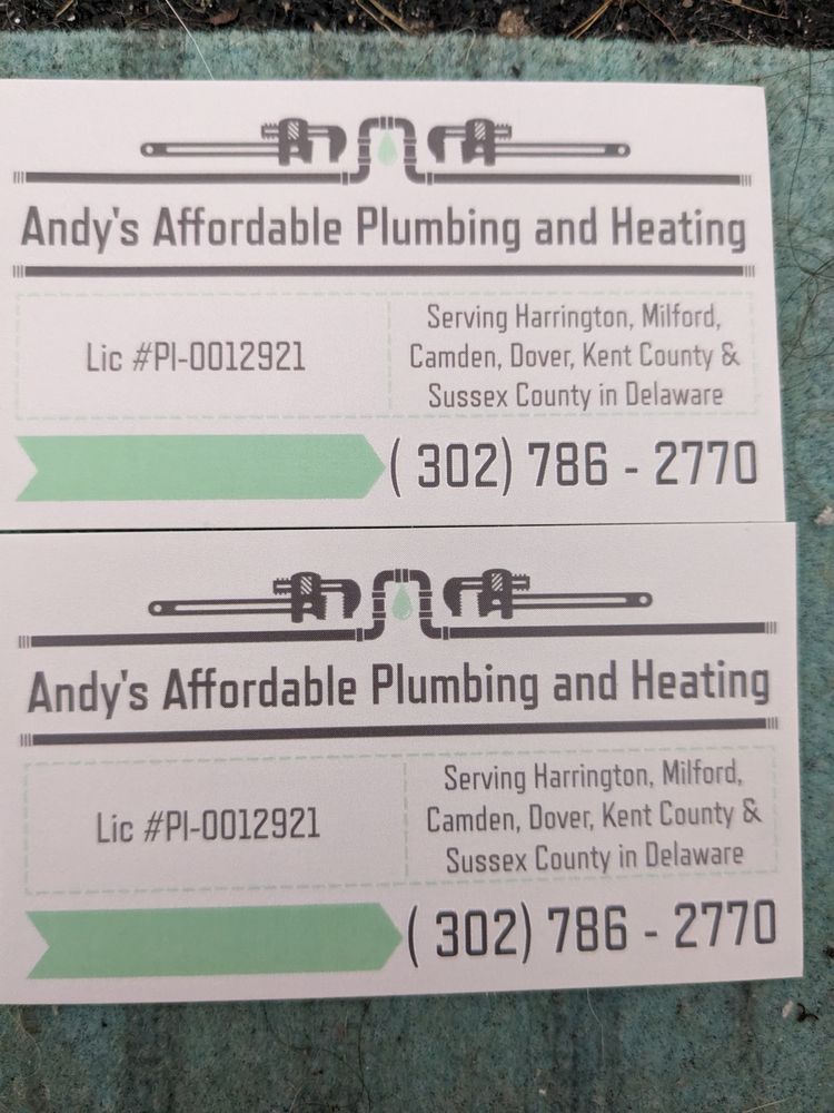 Slide of Andy's Affordable Plumbing and Heating