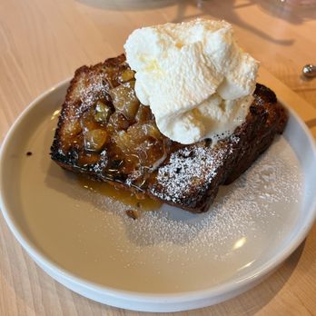 Gufo - Bread-pudding french toast with jam and sweet cream. The BEST french toast we've ever had - flavor and texture were perfect. - Pizza Near Me - Cambridge, Massachusetts Gufo - Bread-pudding french toast with jam and sweet cream. The BEST french toast we've ever had - flavor and texture were perfect. - Pizza Near Me - Cambridge, Massachusetts