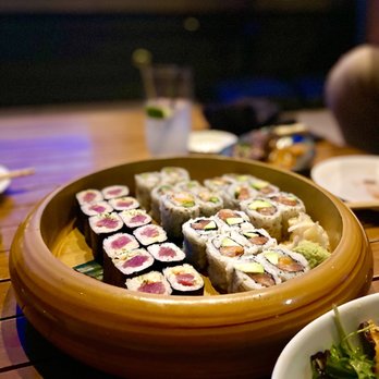 Rooftop At Nobu Hotel Chicago - Assortment of maki - Japanese Near Me - Chicago, Illinois