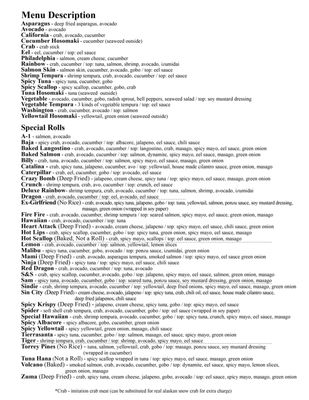 Menu photo 3 Edamami San Diego, CA