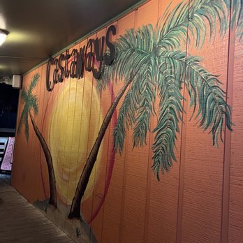 Castaways Raw Bar & Grill - Nice mural by our table - Seafood Near Me - Holden Beach, North Carolina Castaways Raw Bar & Grill - Nice mural by our table - Seafood Near Me - Holden Beach, North Carolina