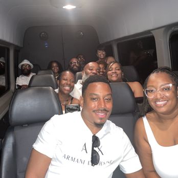 DnR Limousines - Half the group leaving dinner - Limos Near Me - Miami Beach, Florida