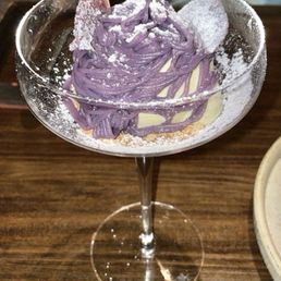 Purple Sweet Potato Mont Blanc