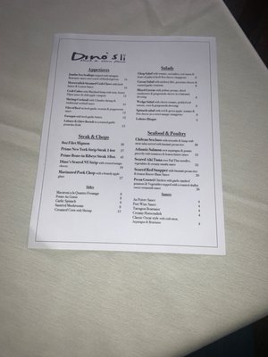 Menu photo 8 Dino's Steak & Claw House Grapevine, TX Menu photo 8 Dino's Steak & Claw House Grapevine, TX