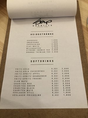 Menu photo 1 Soup Guerilla Berlin, BE Menu photo 1 Soup Guerilla Berlin, BE