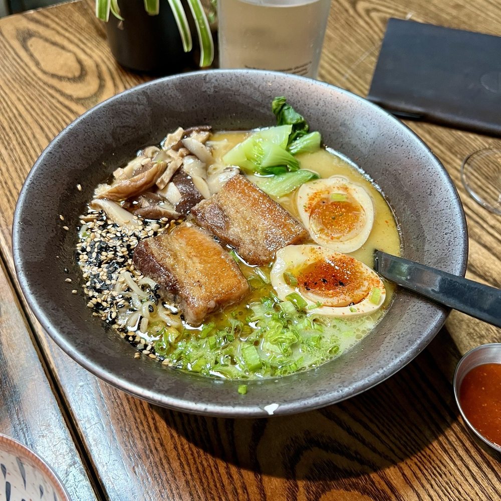 Ukiah - Tonkotsu pork ramen - Japanese Near Me - Asheville, North Carolina Ukiah - Tonkotsu pork ramen - Japanese Near Me - Asheville, North Carolina