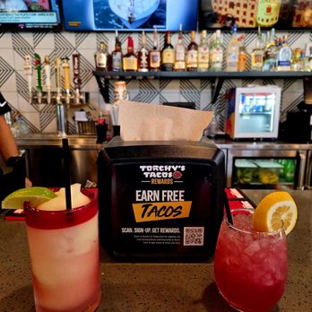Torchy's Tacos - Margarita with sangria & sangria - Tacos Near Me - Murphy, Texas