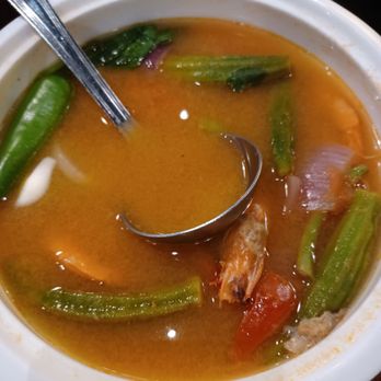 Gerry's Grill - Sour shrimp soup with veggies - Filipino Near Me - Houston, Texas