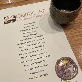 Prime Fish - Our own menu's for us to keep. Fantastic!!! - Sushi Bars Near Me - Charlotte, North Carolina Prime Fish - Our own menu's for us to keep. Fantastic!!! - Sushi Bars Near Me - Charlotte, North Carolina