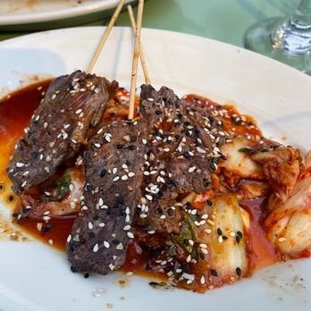 Meddlesome Moth - 44 farms sirloin skewers - Bars Near Me - Dallas, Texas