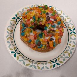 Fruity Pebble Donut