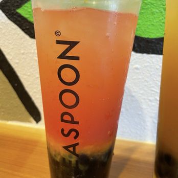 Teaspoon - Flamingo - passionfruit and watermelon combo- the best! - Bubble Tea Near Me - Austin, Texas