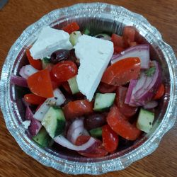 Greek salad with feta