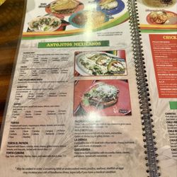 Taqueria el Patron II - Menu