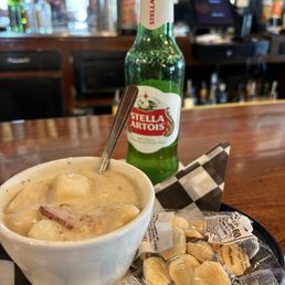 Potato & bacon soup. Potato & bacon soup.