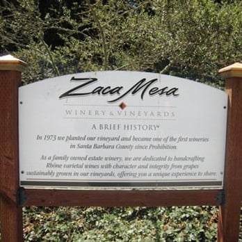 Zaca Mesa Winery - by their entrance/exit - Wineries Near Me - Los Olivos, California Zaca Mesa Winery - by their entrance/exit - Wineries Near Me - Los Olivos, California