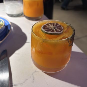 Mia’s - Carrot Margarita - Mediterranean Near Me - Solana Beach, California