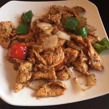 Red - Chicken in black pepper sauce - Chinese Near Me - Bloomington, Indiana Red - Chicken in black pepper sauce - Chinese Near Me - Bloomington, Indiana