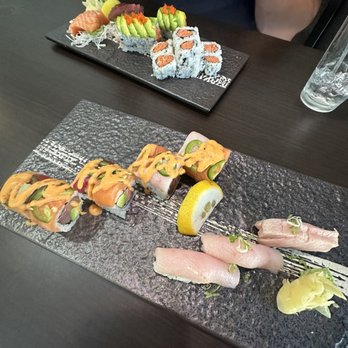 Kanpachi Sushi - Kiss Fire Roll and Toro Sushi *daily special* and hamachi sushi - Japanese Near Me - Edison, New Jersey Kanpachi Sushi - Kiss Fire Roll and Toro Sushi *daily special* and hamachi sushi - Japanese Near Me - Edison, New Jersey