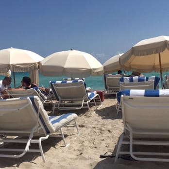 Soho Beach House - Beach chairs, get there early for a spot closer - Resorts Near Me - Miami Beach, Florida