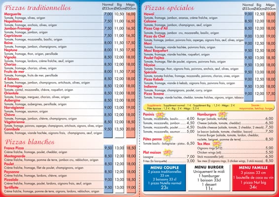 Menu photo 4 France Pizza Cap d'Ail, 06
