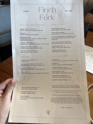 Menu photo 5 Finch & Fork Santa Barbara, CA