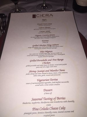 Menu photo 7 Ciera Steak + Chophouse Stateline, NV Menu photo 7 Ciera Steak + Chophouse Stateline, NV