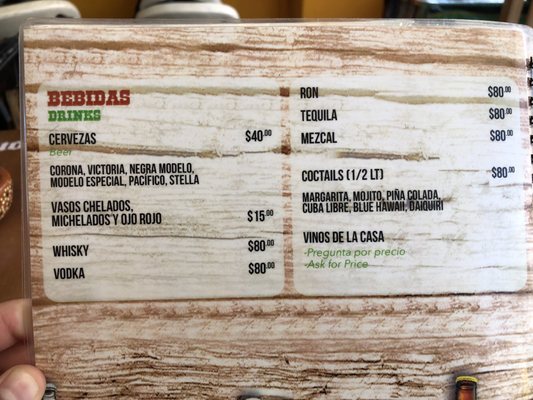 Menu photo 6 El Ranchito de la 10 Playa del Carmen, ROO