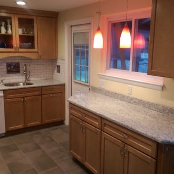 Onyx Marble & Granite - Walls aren't painted yet by the countertops are in-- and look like a million bucks. - Kitchen & Bath Near Me - Framingham, Massachusetts