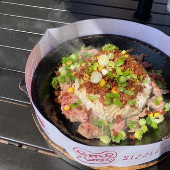Pepper Lunch - Classic Beef Pepper Rice with Bacon Bits - Teppanyaki Near Me - Irvine, California