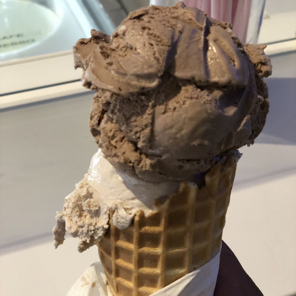 Baja Ice Cream - Ferrero Roche and Nutella Waffle Cone - Desserts Near Me - Fairfield, California